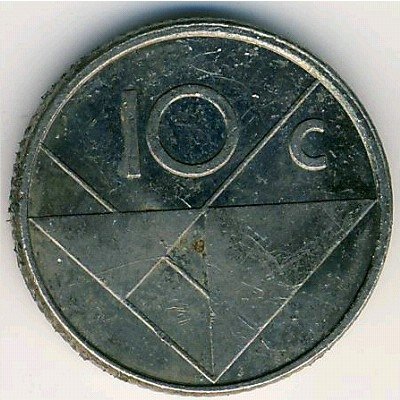 Аруба 10 центов 2005 год