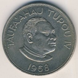 Тонга 2 паанга 1968 год
