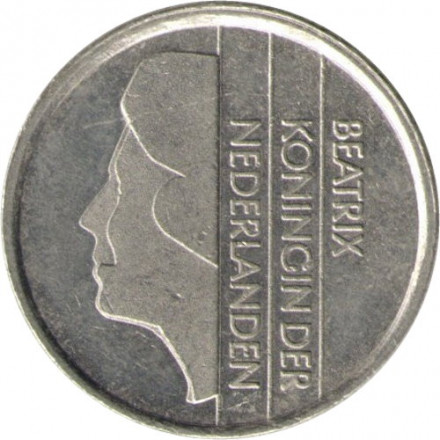 Нидерланды 25 центов 1987 год