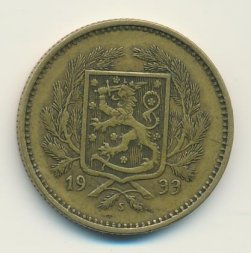 Финляндия 5 марок 1933 год