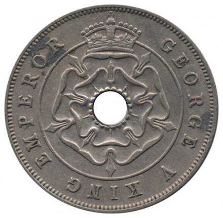 Южная Родезия 1 пенни 1935 год