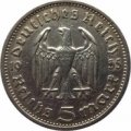 Третий Рейх 5 рейхсмарок 1935 год - G