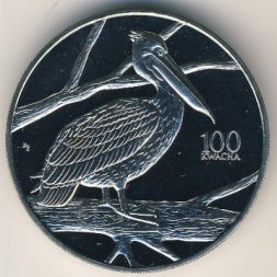 Замбия 100 квача 1998 год
