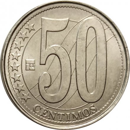 Венесуэла 50 сентимо 2007 год