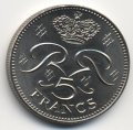 Монако 5 франков 1974 год