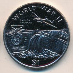 Либерия 1 доллар 1997 год