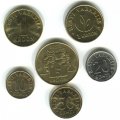 Набор из 6 монет Эстония 1994-2008 год
