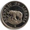 Либерия 5 центов 1974 год