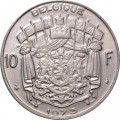 Бельгия 10 франков 1973 год BELGIQUE