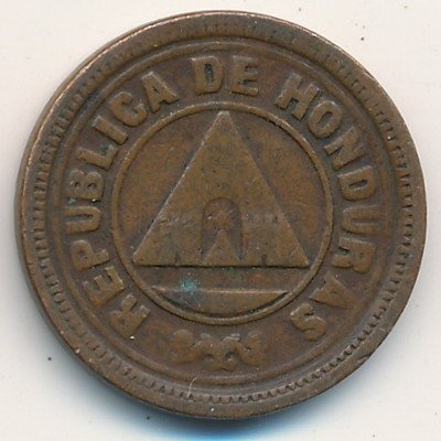 Гондурас 2 сентаво 1919 год
