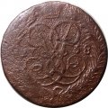 2 копейки 1758 год (номинал над Св. Георгием, гурт надпись) Елизавета Петровна (1741 - 1762) - VG