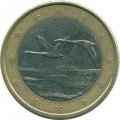 Финляндия 1 евро 2007 год - Летящие лебеди