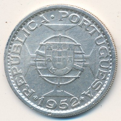 Мозамбик 20 эскудо 1952 год