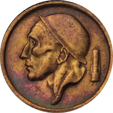 Бельгия 20 сантимов 1960 год BELGIE