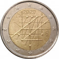 Финляндия 2 евро 2020 год - 100 лет Университету Турку