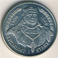 Монета Польша 20000 злотых 1994 год - Сигизмунд I Старый (1506-1548)