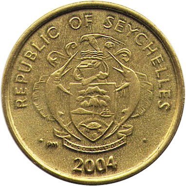 Сейшелы 1 цент 2004 год - Краб