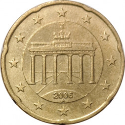 Германия 20 евроцентов 2006 год (A)