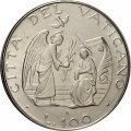 Ватикан 100 лир 1987 год