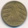 Веймарская республика 10 рейхспфеннигов 1936 год (F)