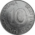 Словения 10 толаров 2005 год