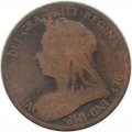 Великобритания 1/2 пенни 1899 год - Королева Виктория