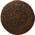 2 копейки 1766 год ММ Екатерина II (1762 - 1796) - F+