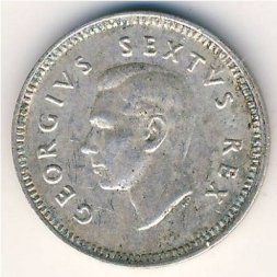 ЮАР 3 пенса 1948 год
