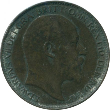 Великобритания 1 фартинг 1903 год