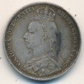 Великобритания 1 шиллинг 1891 год