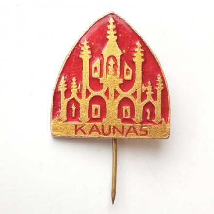 Значок-иголка Каунас (Kaunas). Литва