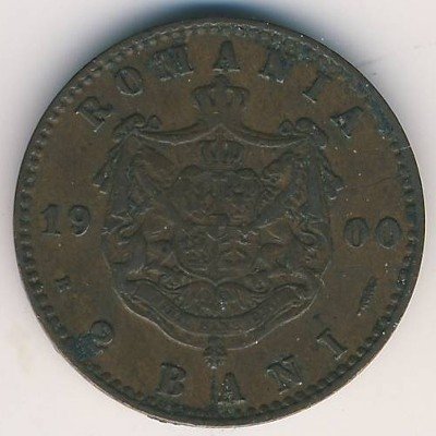 Румыния 2 бани 1900 год