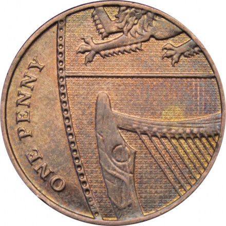 Великобритания 1 пенни 2015 год (JC)