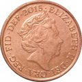 Великобритания 1 пенни 2015 год (JC)