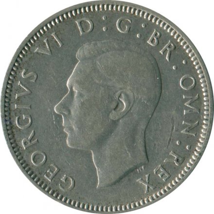 Великобритания 1 шиллинг 1939 год - Шотландский герб