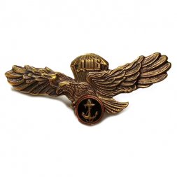 Знак Морская пехота (орел ДШБ с парашютом)