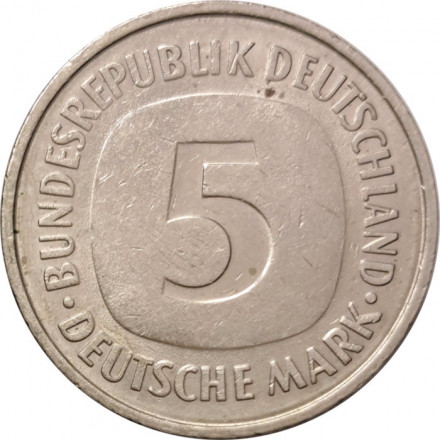 ФРГ 5 марок 1980 год (D)