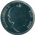 Фиджи 1 доллар 2009 год - Тропические рыбы - Огненный ангел