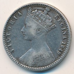 Великобритания 2 шиллинга (1 флорин) 1849 год