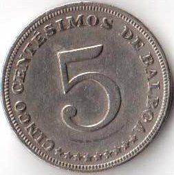 Панама 5 сентесимо 1996 год