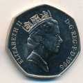 Великобритания 50 пенсов 1996 год