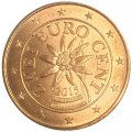 Австрия 2 евроцента 2015 год