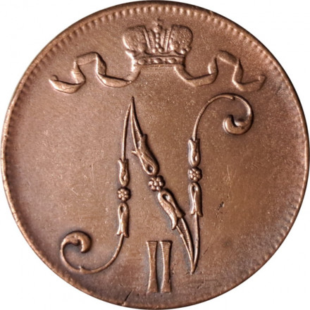 Финляндия 5 пенни 1916 год - VF