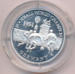 Монета Замбия 500 квача 2001 год - ЧМ по футболу 1954