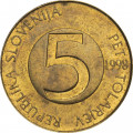Словения 5 толаров 1998 год