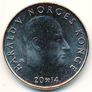 Норвегия 20 крон 2014 год - 200 лет Конституции