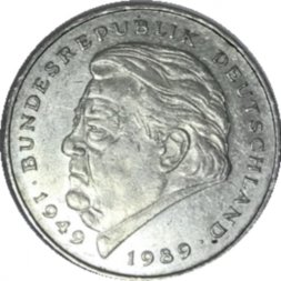 ФРГ 2 марки 1993 год - Франц Йозеф Штраус (G)
