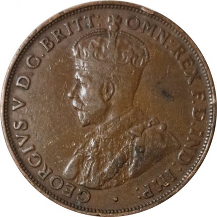 Австралия 1 пенни 1920 год (без точек)