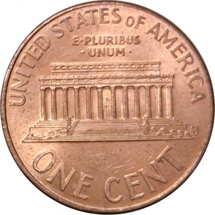 США 1 цент 1998 год - Авраам Линкольн (D)