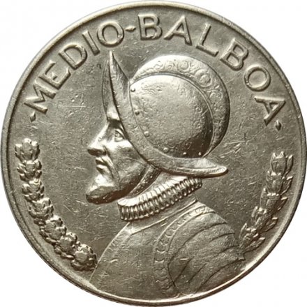 Панама 1/2 бальбоа 1930 год